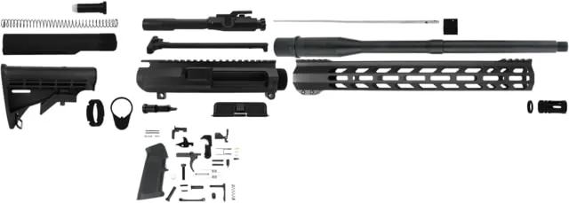 TacFire .308 16 inch Rifle Kit Black Large - Upper Receiver for AR-15, vista 1