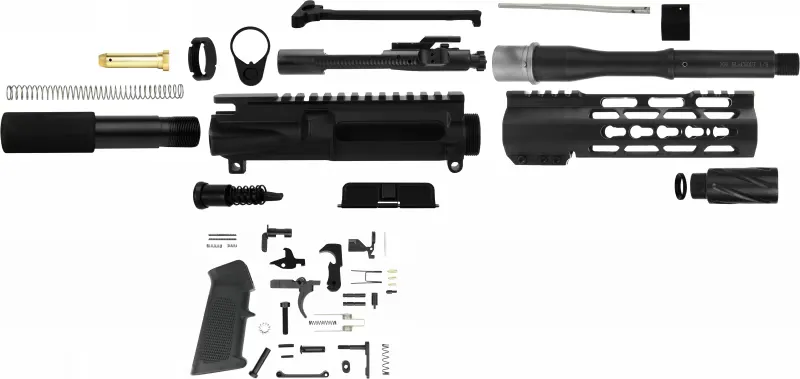 TacFire AR-15 Pistol Build Kit 300 Blackout Black - Upper Receiver for AR-15 - view 1