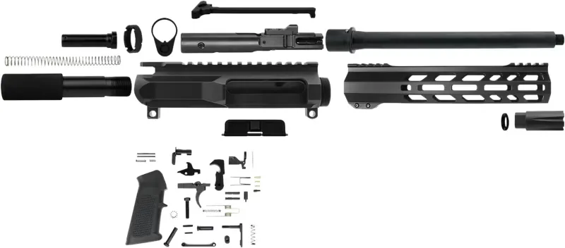 TacFire Pistol Kit .45 ACP Black Steel USA Made - Upper Receiver for AR-15, vista 1