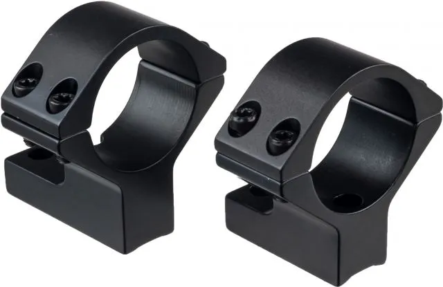 Talley 1 in Model 700-721-722-725-40X Medium Ultralight Rifle Scope Rings Black Anodize - Optic Mount, vista 1