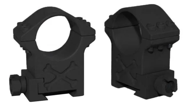 Talley 30mm Tactical Rifle Scope Rings Black Armor High 6 Screw BAT36H - Optic Mount - view 1
