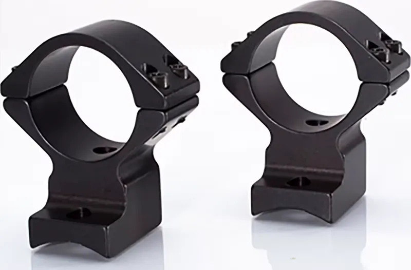 Talley 730706 Scope Ring Set For Rifle Wthby Mark V (6 Lug) Low 30mm Tube Black Anodized Aluminum - Optic Mount, vista 2