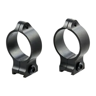 Talley Fixed Scope Rings - 30mm High Satin Blue Rings - Optic Mount, vista 1