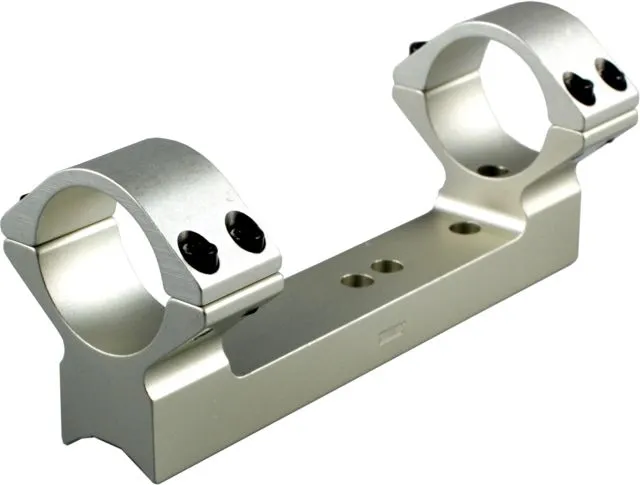 Talley Lightweight Alloy Scope Mounts Thompson/Center Encore Pro Hunter 1in Tube High Silver - Optic Mount - view 1
