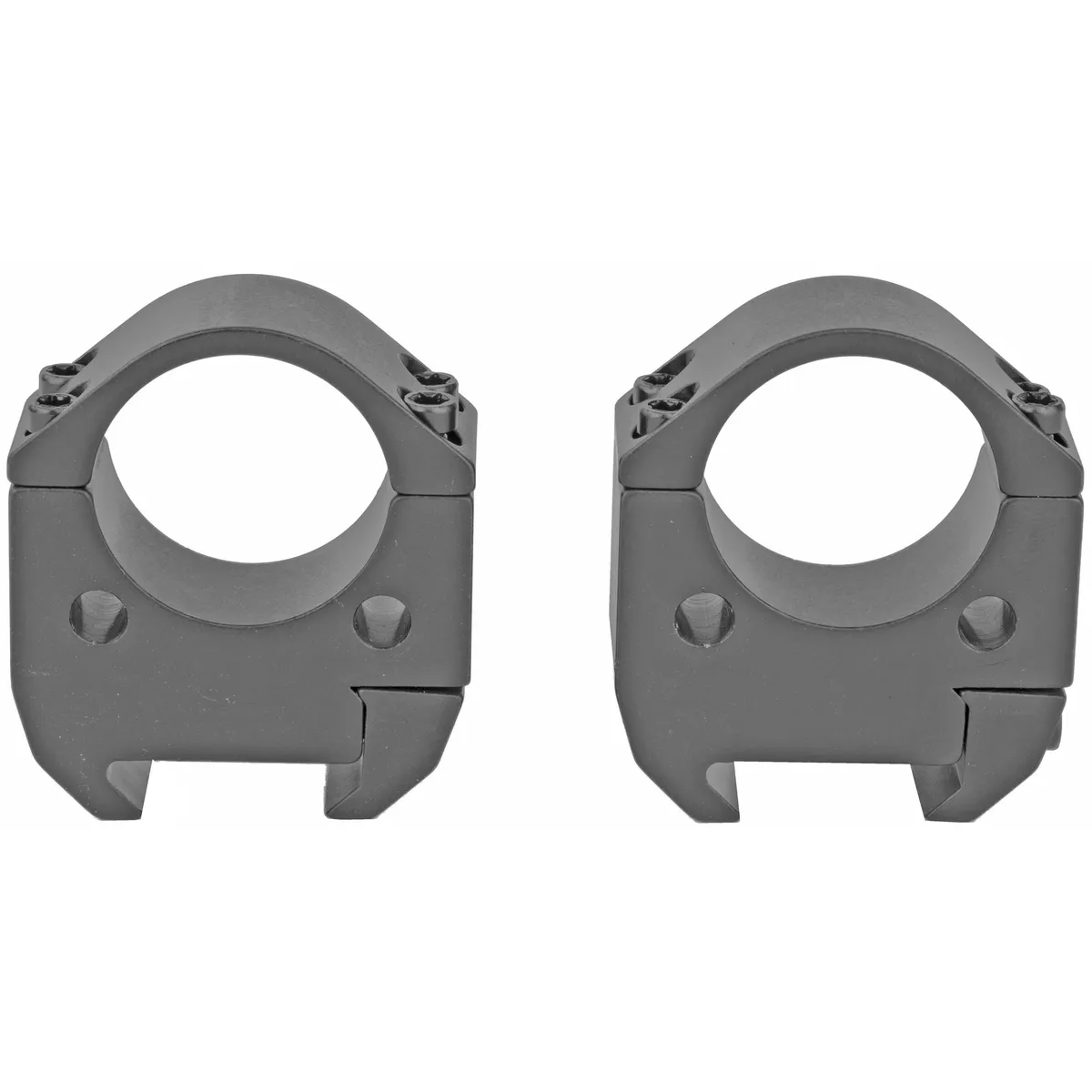 Talley Manufacturing Modern Sporting Rings, Fits Picatinny Rail System, 1" High, Black, Alloy - Optic Mount - view 1