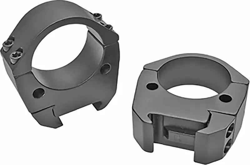 Talley Manufacturing Modern Sporting Rings, fits Picatinny Rail System, 1" Medium, Black, Alloy - Optic Mount, vista 2
