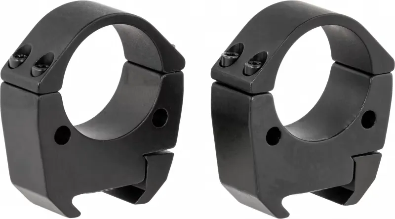 Talley Manufacturing Modern Sporting Rings, fits Picatinny Rail System, 30mm High, Black, Alloy - Optic Mount - view 2