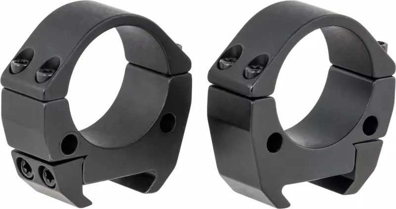 Talley Manufacturing Modern Sporting Rings, fits Picatinny Rail System, 30mm Low, Black, Alloy - Optic Mount - view 2