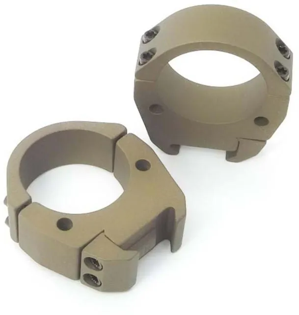 Talley Manufacturing Modern Sporting Rings, fits Picatinny Rail System, 34mm High, Black, Alloy - Optic Mount - view 3