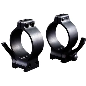 Talley QD Lever Talley Dovetail 30mm Scope Rings Matte Black Low - Optic Mount - view 1