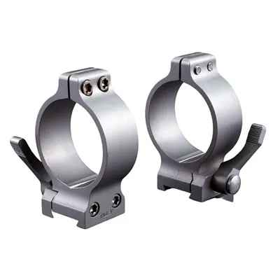 Talley Quick Detach Scope Rings - 1'''' Low Stainless Steel Rings - Optic Mount - view 1