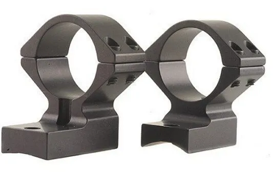 Talley Weatherby Light Weight 1" Medium Aluminum 1-Piece 6-Lug Scope Mount, Anodized Black - 940706 - Optic Mount - view 1