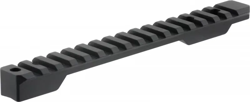 Talley Weatherby Mark V 7075 T6 Aluminum 1-Piece Standard Picatinny Base, Matte Black - POO252705 - Optic Mount - view 2