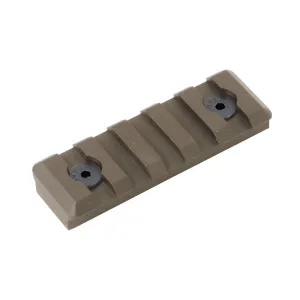 Timber Creek 5-Slot Picatinny Rail Section, M-LOK Compatible, Flat Dark Earth - M 5S PR FDE - Handguard Mount - view 1
