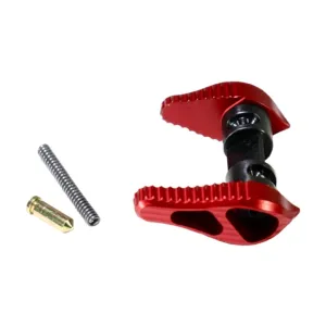 Timber Creek Ambidextrous Safety Selector, Red - Ambi SS RED - Safety for AR-15, vista 1