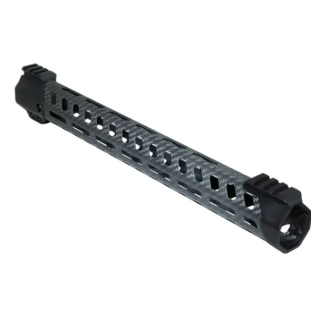 Timber Creek Enforcer 15in M-Lok Handguard Black CF E15 HG BL - Handguard for AR-15, vista 1