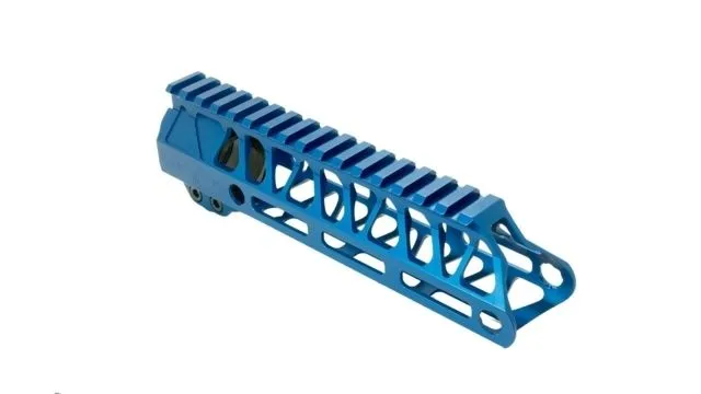 Timber Creek Enforcer 7 Inch Hand Guard MLOK Blue M E7 HG - Handguard for AR-15, vista 1