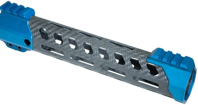 Timber Creek Enforcer 9in M-Lok Handguard Blue CF E9 HG - Handguard for AR-15, vista 1