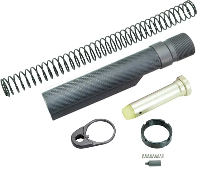 Timber Creek Enforcer Carbon Fiber Buffer Tube Kit Tungsten CF BTK - Buffer Tube Assembly for AR-15 - view 1
