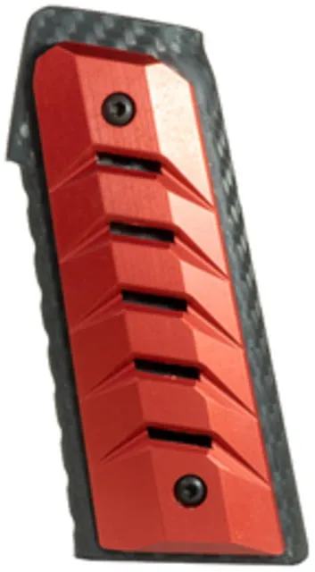 Timber Creek Enforcer Carbon Fiber Pistol Grip Red Anodized E CF PG - Pistol Grip for AR-15 - view 1