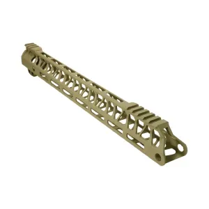 Timber Creek Enforcer Ultralight 15" MLOK Handguard, FDE - UL E15 HG FDE - Handguard for AR-15, vista 1