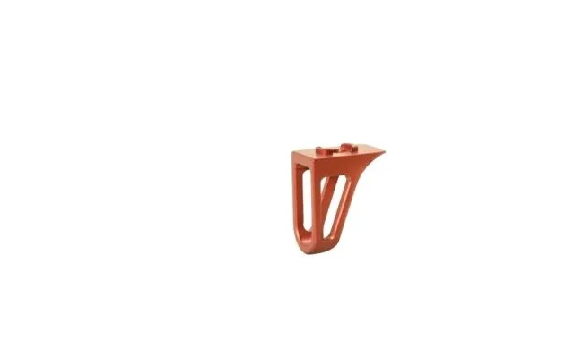 Timber Creek Low Profile Hand Stop - MLOK Red M LP HS - Foregrip for AR-15, vista 1