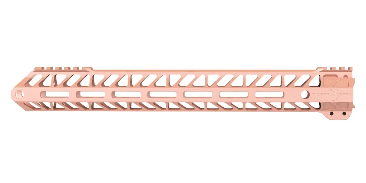 Timber Creek M-LOK Ultralight Enforcer 15" Handguard, Rose Gold - UL E15 HG RG - Handguard for AR-15 - view 2