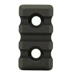 Timber Creek MLOK 3 Slot Picatinny Rail Section, Black - M 3S PR BLK - Handguard Mount, vista 1