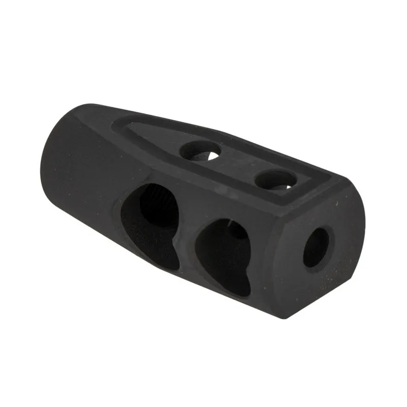 TIMBER CREEK OUTDOORS 223 Parkerized Black Heart Breaker Muzzle Brake (223-HB-BL-P) - Muzzle Device for AR-15, vista 1