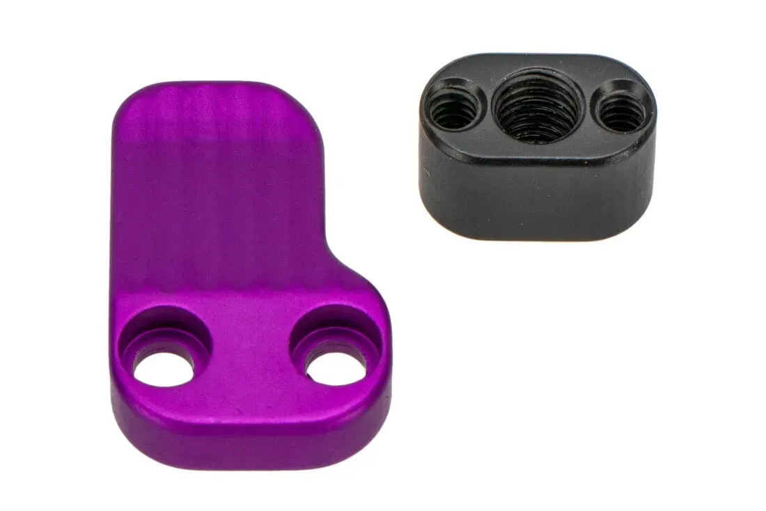 Timber Creek Outdoors Ar-15 Extended Magazine Release - Purple - Magazine Release for AR-15, vista 1