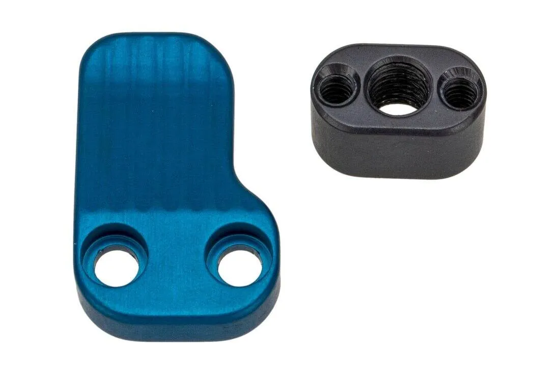 Timber Creek Outdoors Ar Extended Magazine Release - Blue - Magazine Release for AR-15, vista 1