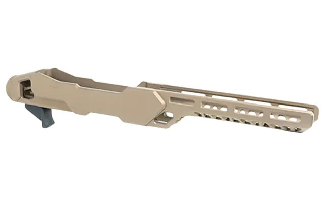 Timber Creek Outdoors Enforcer Rifle Chassis Burnt Bronze Aluminum Fits Ruger Compatible w/ MSR Buffer Tubes - Buffer Tube Assembly for AR-15 - view 1