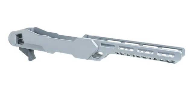 Timber Creek Outdoors Enforcer Rifle Chassis Tungsten Aluminum Fits Ruger Compatible w/ MSR Buffer Tubes - Buffer Tube Assembly for AR-15 - view 1