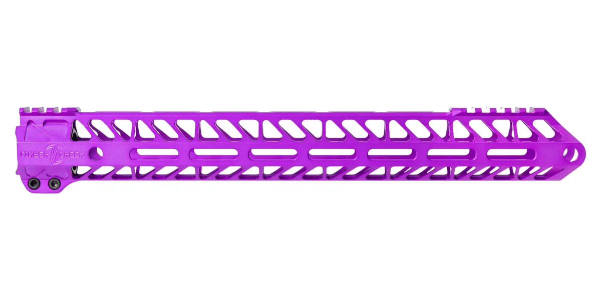 Timber Creek Ultralight Enforcer 15" M-LOK Handguard, Purple - UL E15 HG PPA - Handguard for AR-15 - view 1