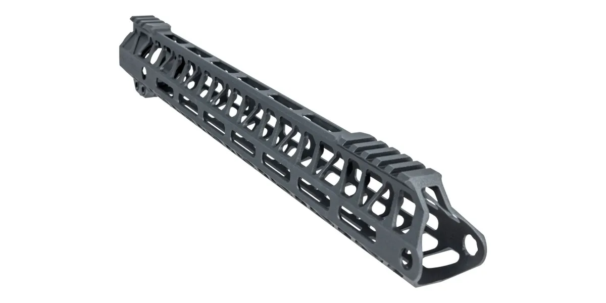 Timber Creek Ultralight Enforcer 15" M-LOK Handguard, Tungsten - UL E15 HG T - Handguard for AR-15 - view 3