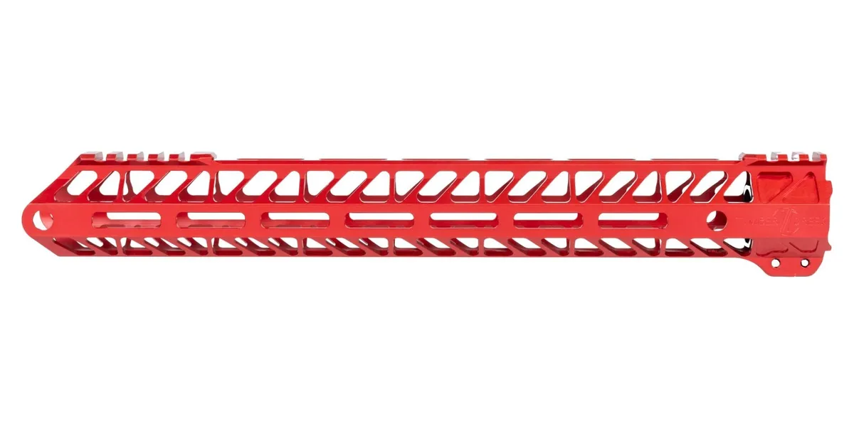 Timber Creek Ultralight Enforcer 15" MLOK Handguard, Anodized Red - UL E15 HG RED - Handguard for AR-15 - view 5