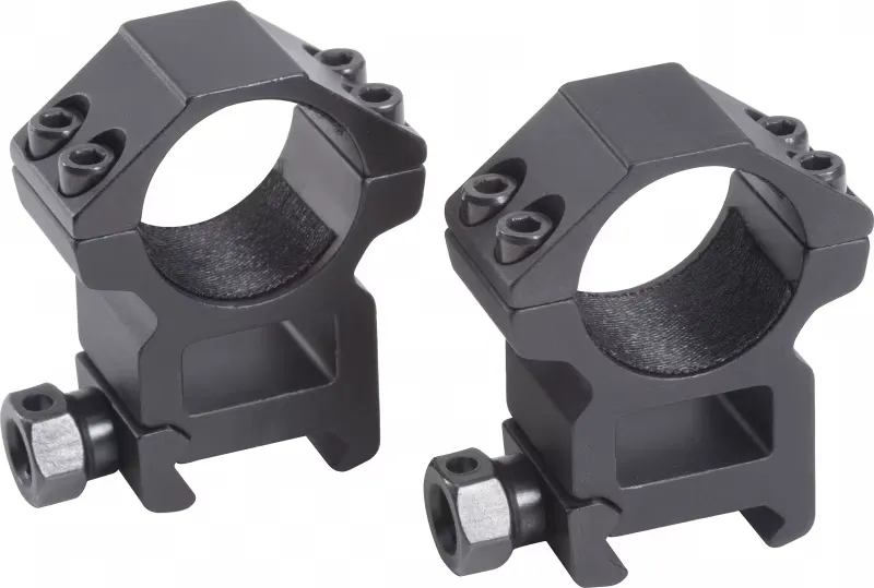 Traditions Tactical Scope Rings 1" High - Matte Black - Optic Mount, vista 1