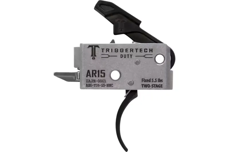 TriggerTech AR-15 Mil-Spec Curved Trigger, Two Stage, 5.5lb Pull - AH0TDB55NNC - Trigger for AR-15 - view 2