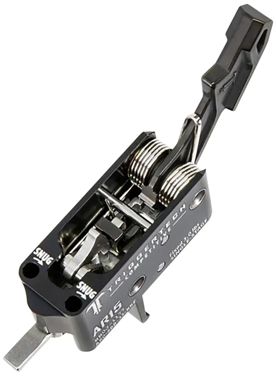TriggerTech AR15 Single-Stage Competitive Flat Trigger, Black/Black - Trigger for AR-15 - view 3
