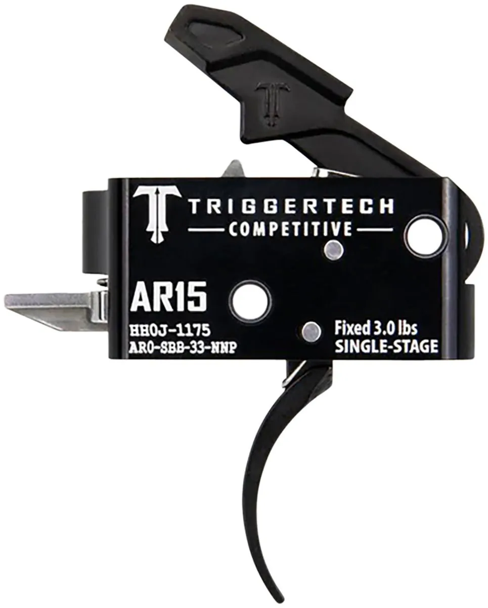 TriggerTech AR15 Single-Stage Competitive Pro Curved Trigger - Trigger for AR-15 - view 1
