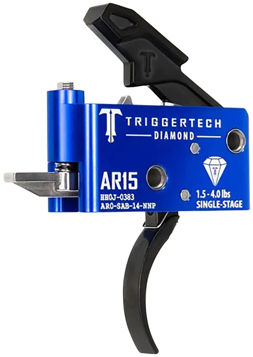 TriggerTech AR15 Single-Stage Diamond Pro Curved Trigger - Trigger for AR-15 - view 3