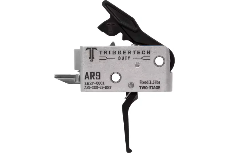 TriggerTech Duty Flat AR9 Trigger - AH9-TDB-33-NNF - Trigger for AR-15 - view 1