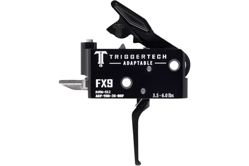 TRIGGERTECH Freedom Ordnance FX-9 Adaptable Flat Black Two Stage Trigger (ARF-TBB-36-NNF) - Trigger for AR-15 - view 1