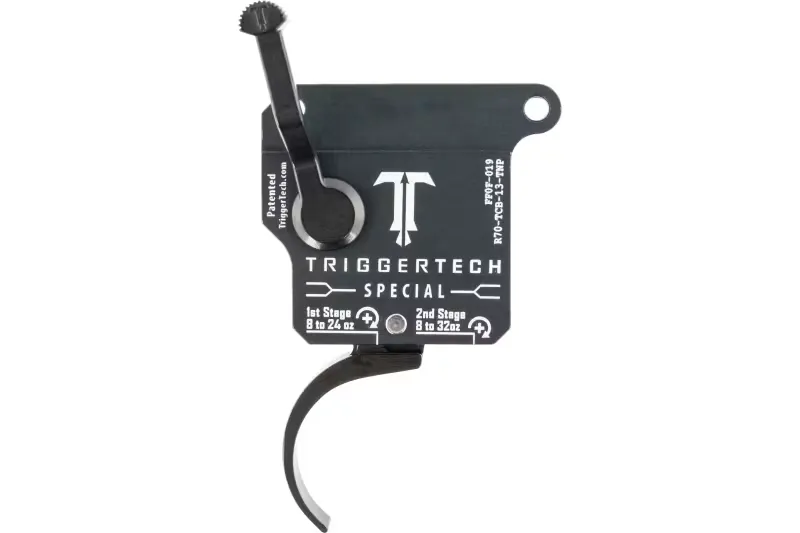 Triggertech R70TCB13TNP 2STAGE Black SPCL Flat Procl - Trigger for AR-15, vista 1