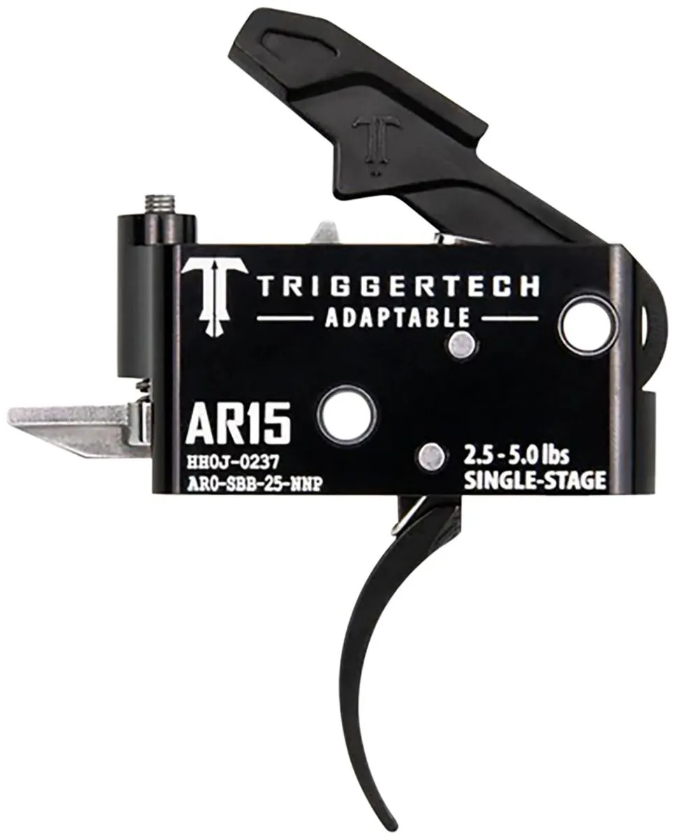 TriggerTech Adaptable Pro Curved Single-Stage 2.5-5.0 lbs Adjustable - Trigger for AR-15 - view 2