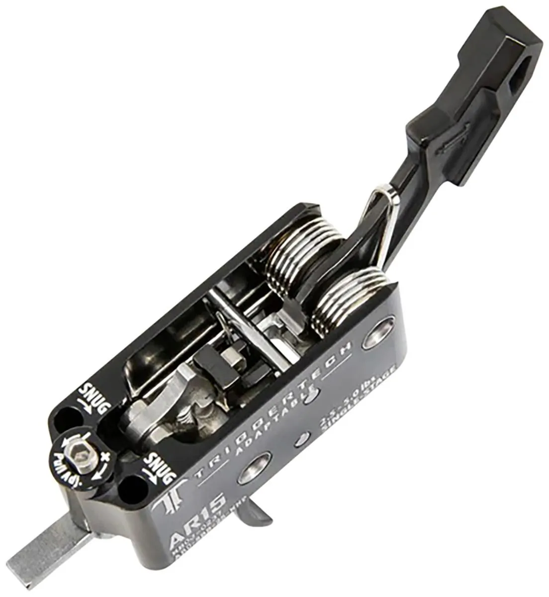 TriggerTech Adaptable Pro Curved Single-Stage 2.5-5.0 lbs Adjustable - Trigger for AR-15 - view 3