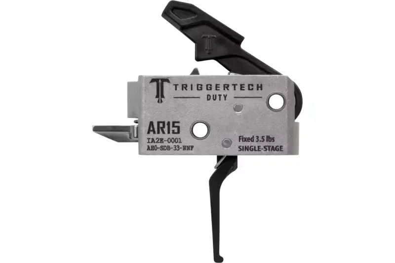 TriggerTech AH0SDB33NNight Fision Duty Flat Trigger Single-Stage 3.50 lbs Draw Weight Fits AR-15 - Trigger for AR-15 - view 2