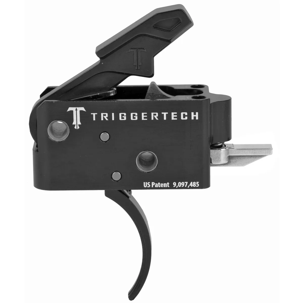 TriggerTech Competitive Curved Trigger for AR-15 with Installation Tools - Trigger for AR-15, vista 1