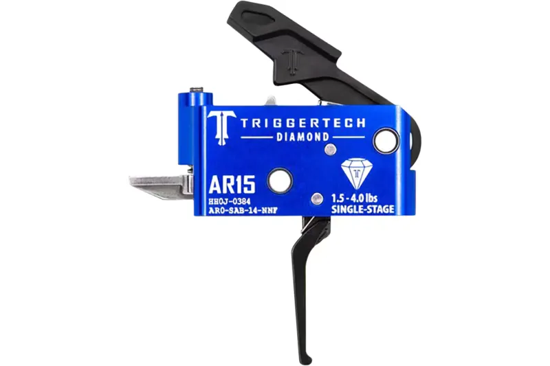 TriggerTech Diamond Blue Flat Single-Stage 1.5-4.0 lbs Adjustable - Trigger for AR-15 - view 2