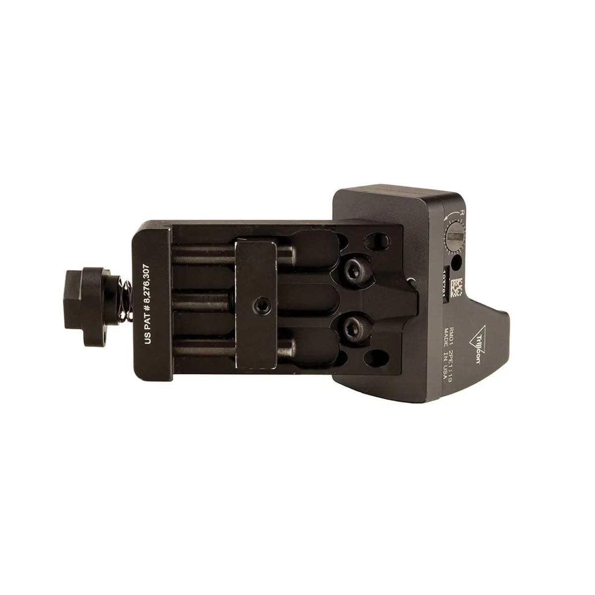 Trijicon 7075 T6 Aluminum Quick Release 45 deg Offset Scope Mount, Anodized Matte Black - AC32078 - Optic Mount - view 2